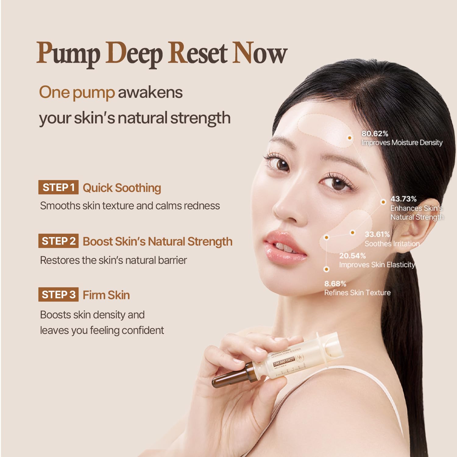 [HEVEBLUE] Salmon Caring Centella New Pair PDRN Booster 100,000 Shot Essence 2ea