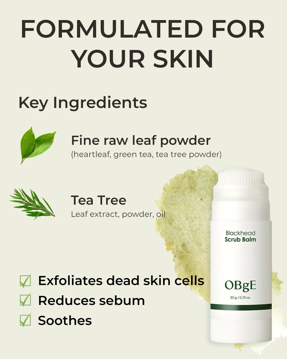 [OBgE] Blackhead Scrub Balm 20g