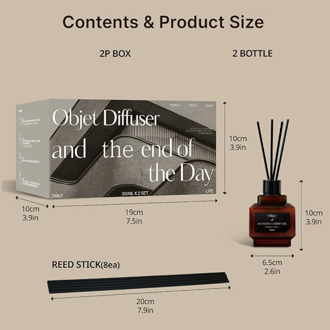 [hetras] Objet Diffuser 200ml*2 (7 types)