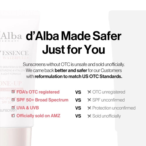 [d'Alba] Waterfull Tone-Up Sun Cream 50ml