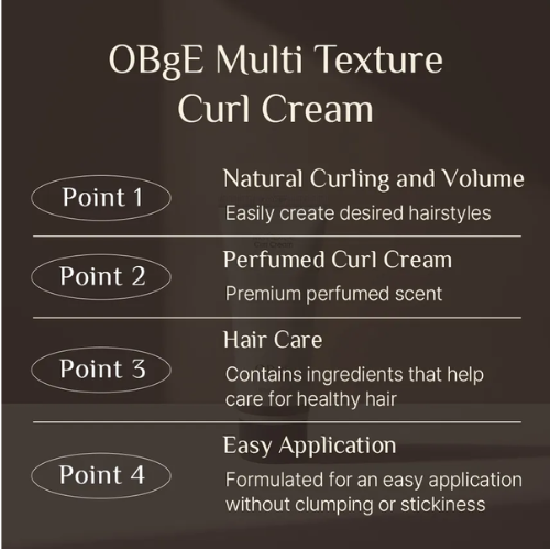 [OBgE] Multi Texture Curl Cream 150ml
