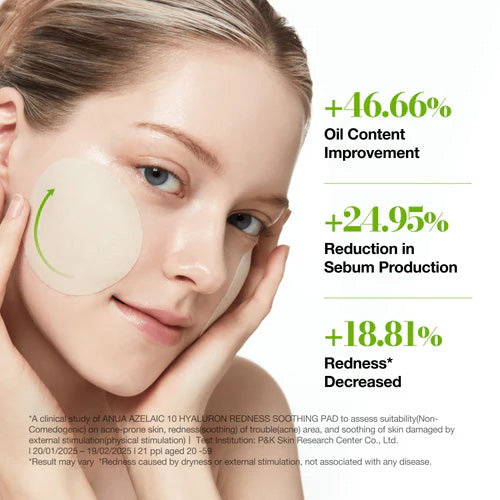 [Anua] Azelaic Acid 10 Hyaluron Redness Soothing Pad (90ea)