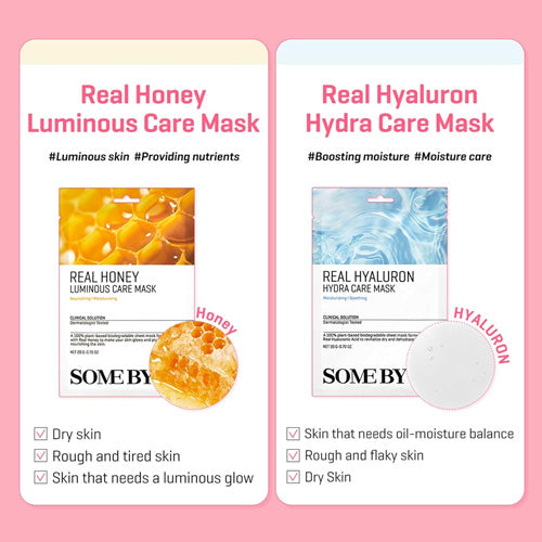 [SOMEBYMI] Real Care Sheet Mask (10 types)
