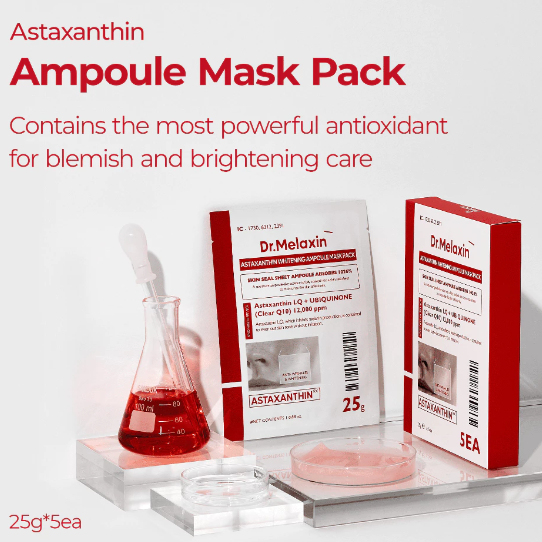 [Dr.Melaxin] Astaxanthin Whitening Ampoule Mask Pack (5ea)