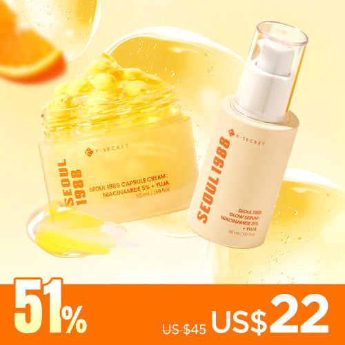 *Special Price* MOIDA SET [KSECRET] SEOUL 1988 Niacinamide + Yuja Set (Serum + Cream)