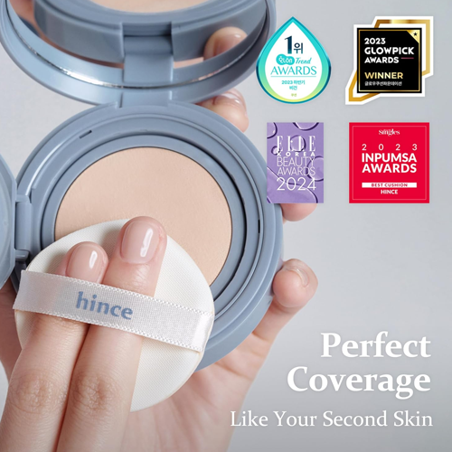 [Hince] Second Skin Mesh Matte Cushion (4 Colors)