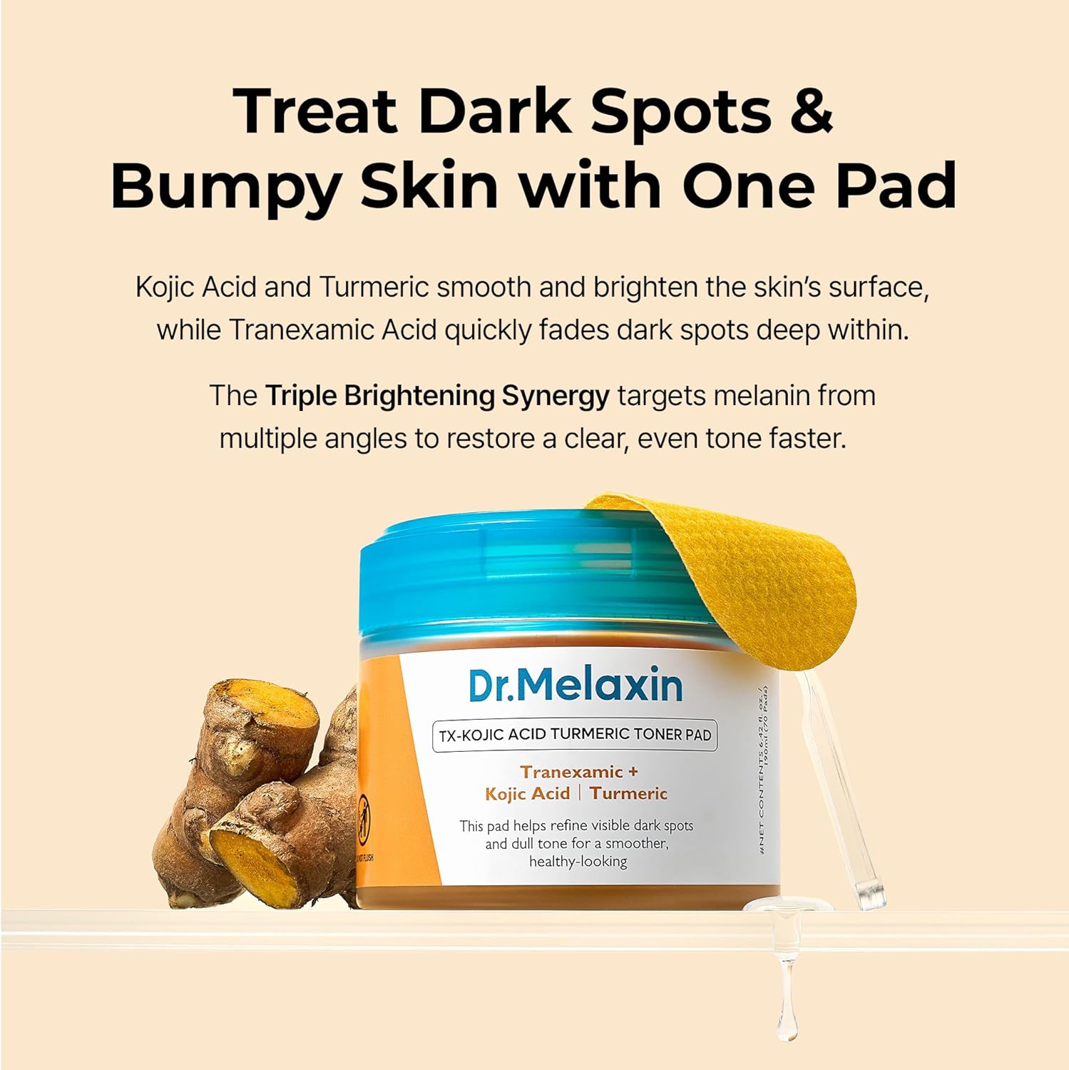 [Dr.Melaxin] TX Kojic Acid Turmeric Toner Pads 70ea
