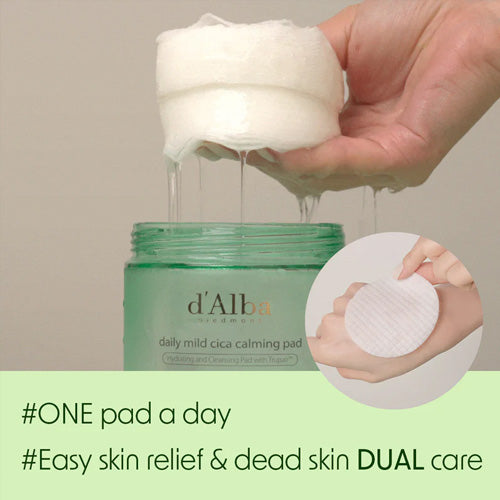 [d'Alba] White Truffle Daily Mild Cica Calming Pad (50ea)