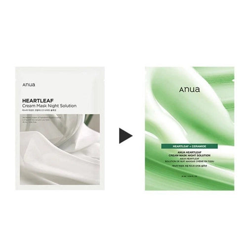 [Anua] *renew* Heartleaf Cream Sheet Mask Night Solution (1ea)