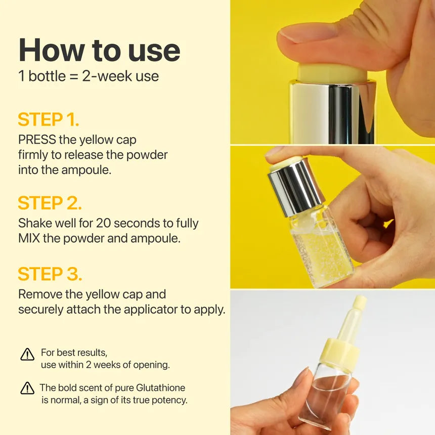 [Numbuzin] No.5 Glutathione TXA Advanced Dark Spot Ampoule Concentrate 10g+0.7g