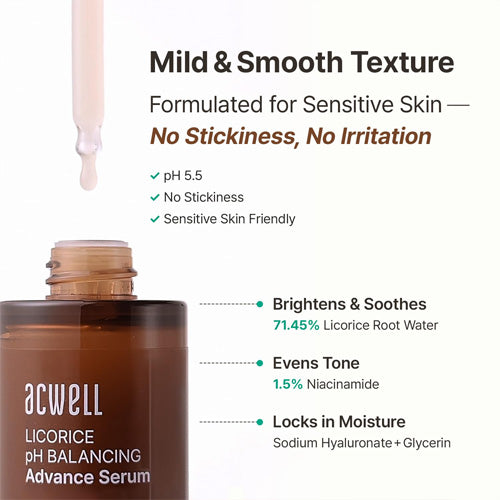 [ACWELL] *renewal* Licorice pH Balancing Advance Serum 30ml