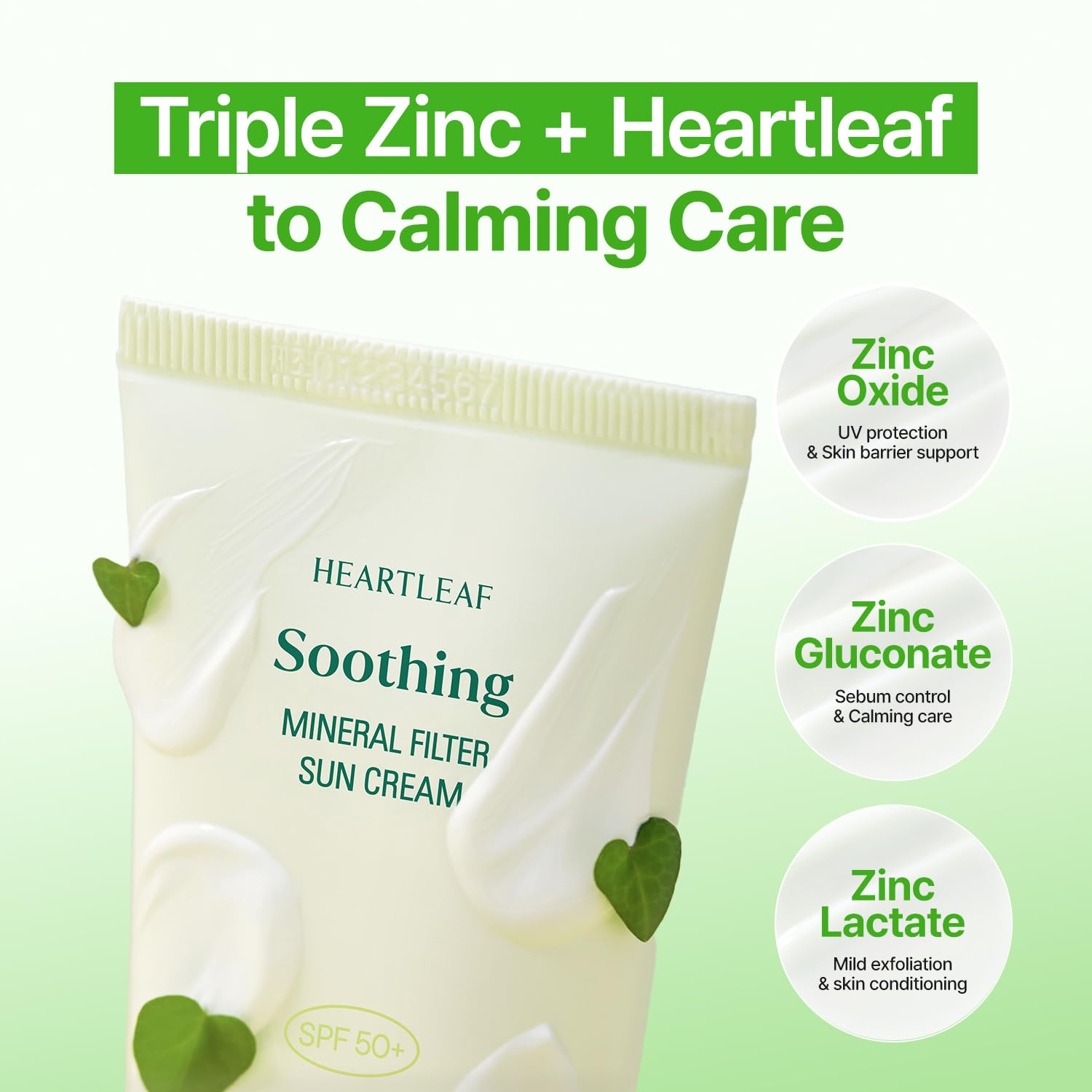 [Goodal] Heartleaf Soothing Mineral 100 Sunscreen 50ml