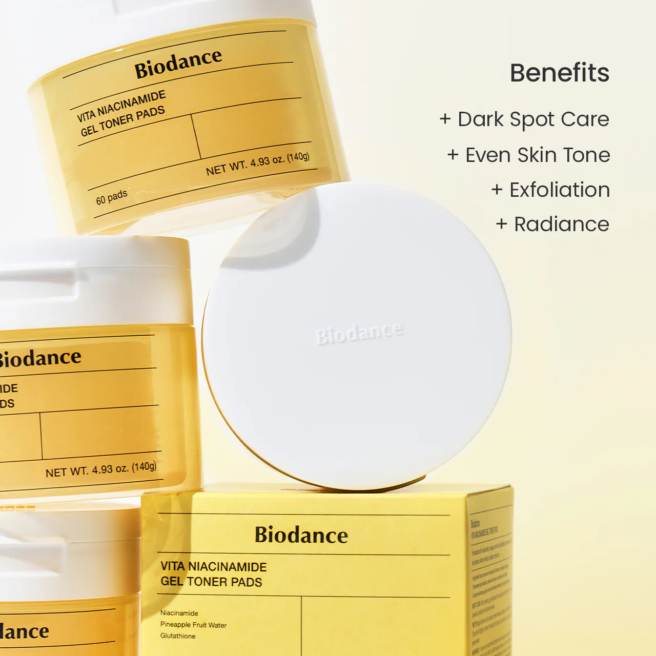 [Biodance] Vita Niacinamide Gel Toner Pads (60 pads)