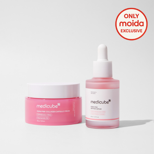 *MOIDA SET* [MEDICUBE] PDRN Pink Miracle Set (Serum + Cream)