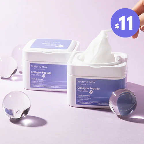 [Mary&May] Collagen Peptide Vital Mask (30ea)