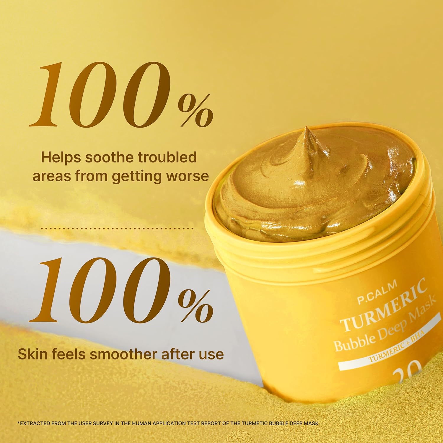[P.CALM] Turmeric Bubble Deep Mask 90ml