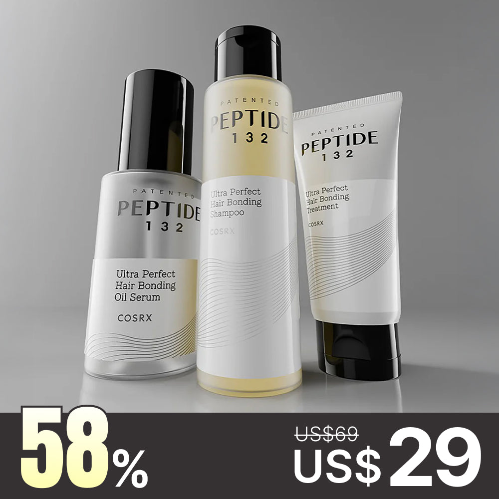 *Special Price* MOIDA SET [COSRX] PEPTIDE-132 Ultra Perfect Hair Set (Shampoo + Serum + Treatment)