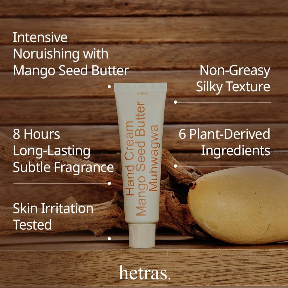 [hetras] Perfumed Mango Seed Butter Hand Cream 50ml #Muhwagwa