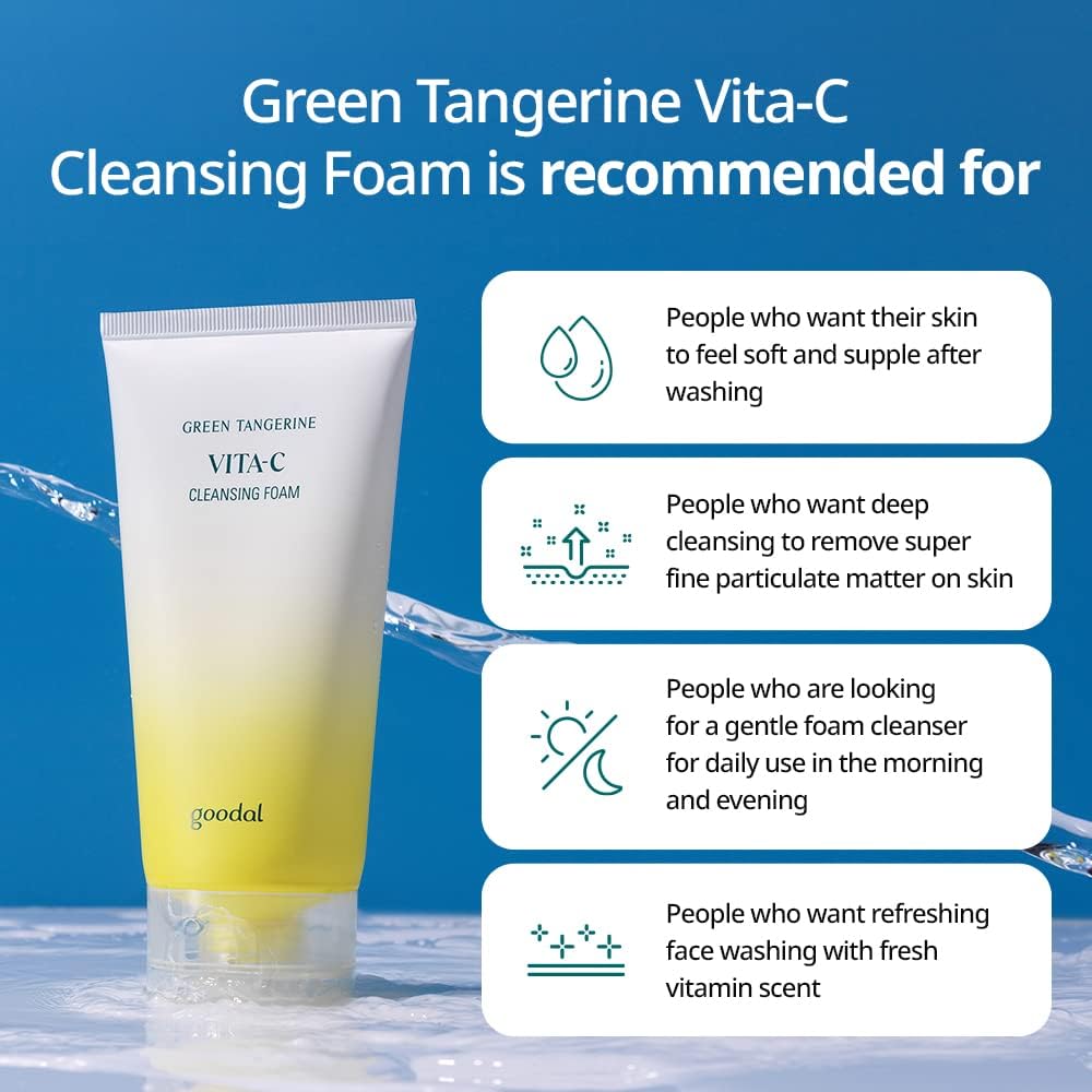 [Goodal] Green Tangerine Vita C Cleansing Foam 150ml