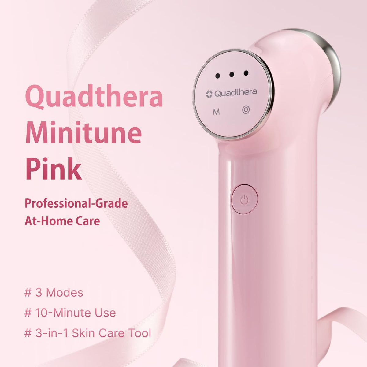 MOIDA SET Collagen Firming Spa Set (Quadthera Minitune (Pink) + Collagen Serum+ Collagen Cream)  *Special Price*