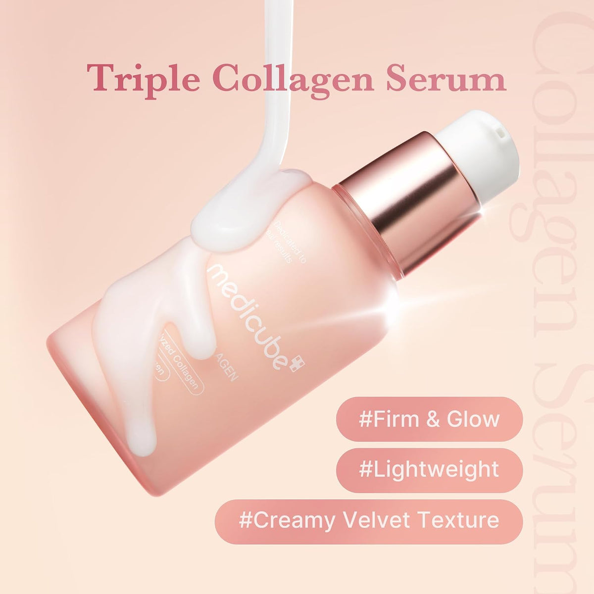 MOIDA SET Collagen Firming Spa Set (Quadthera Minitune (Pink) + Collagen Serum+ Collagen Cream)  *Special Price*