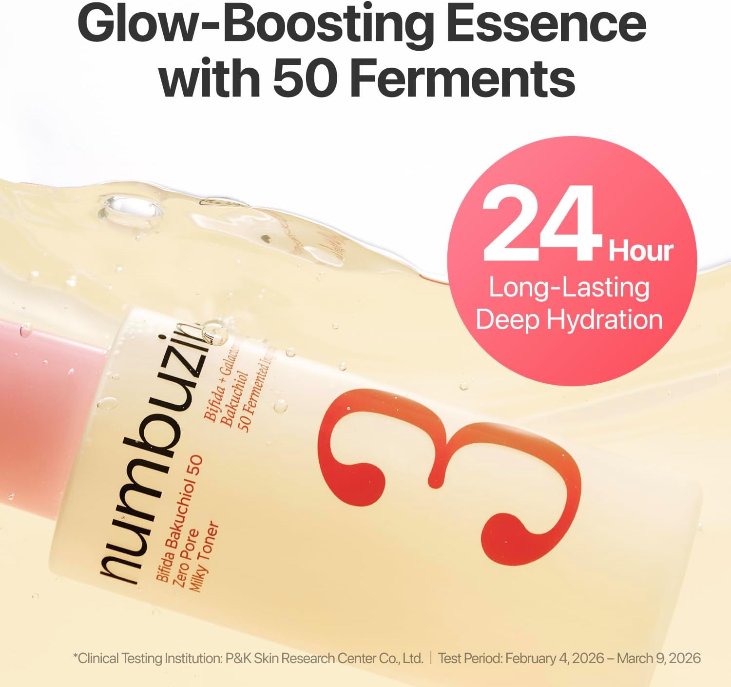 [Numbuzin] No.3 Bifida Bakuchiol 50 Zero Pore Milky Toner 200ml