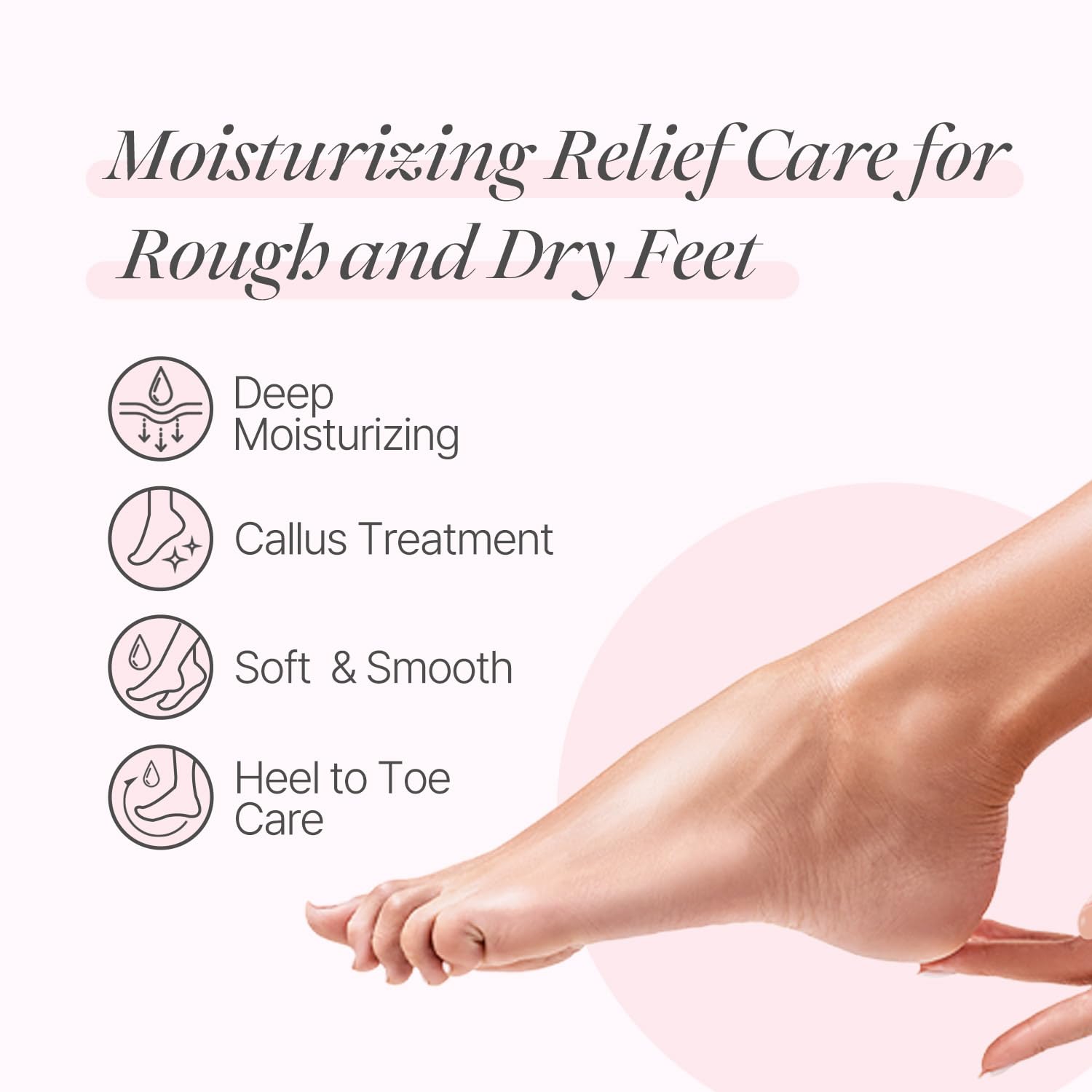 [KOELF] Rose Petal Satin Foot Mask