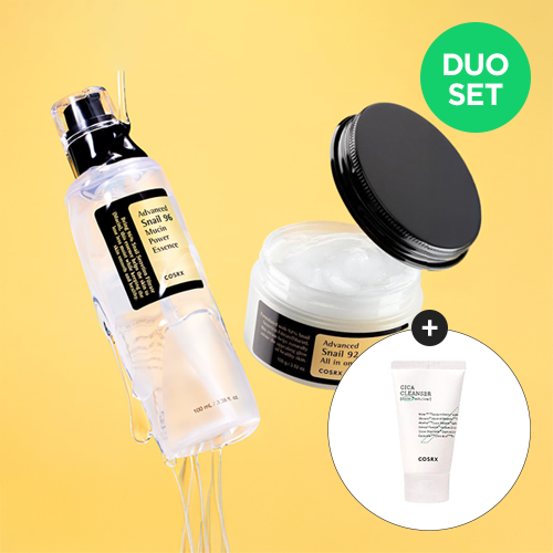 *Duo Set* [COSRX] Snail Power Combo (Essence & Cream)