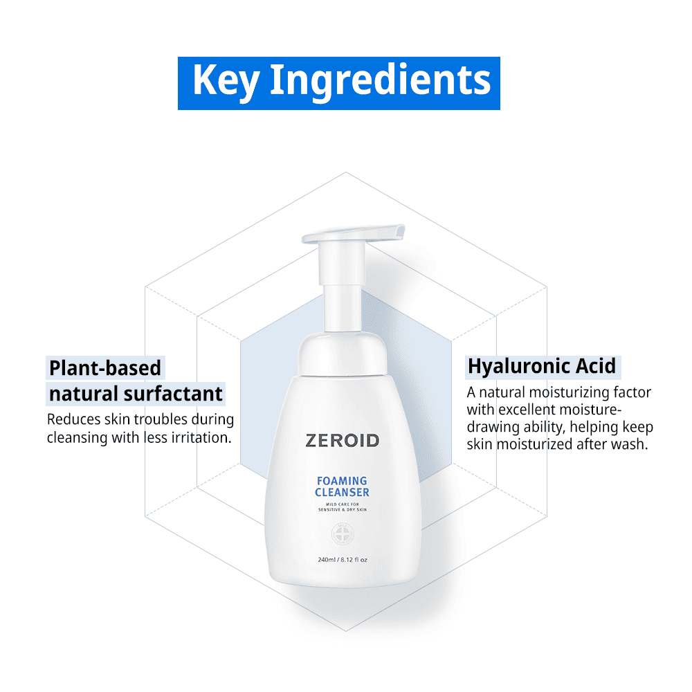 [ZEROID] Soothing Foaming Cleanser 240ml