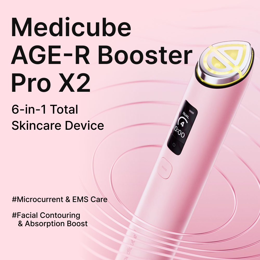 MOIDA SET [MOIDA] Pink Collagen PDRN Anti-Aging Care Set for Sagging & Dull Skin (AGE-R Device + Cleansing Foam + Booster Shot + Serum + Night Mask) *Special Price*