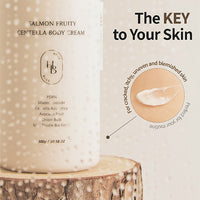[HEVEBLUE] Salmon Fruity Centella Body Cream 300ml