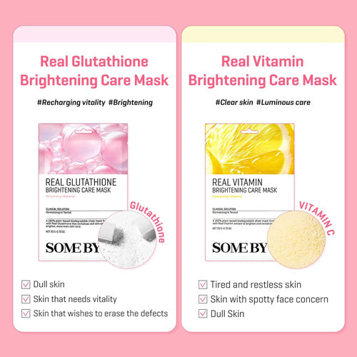[SOMEBYMI] Real Care Sheet Mask (10 types)