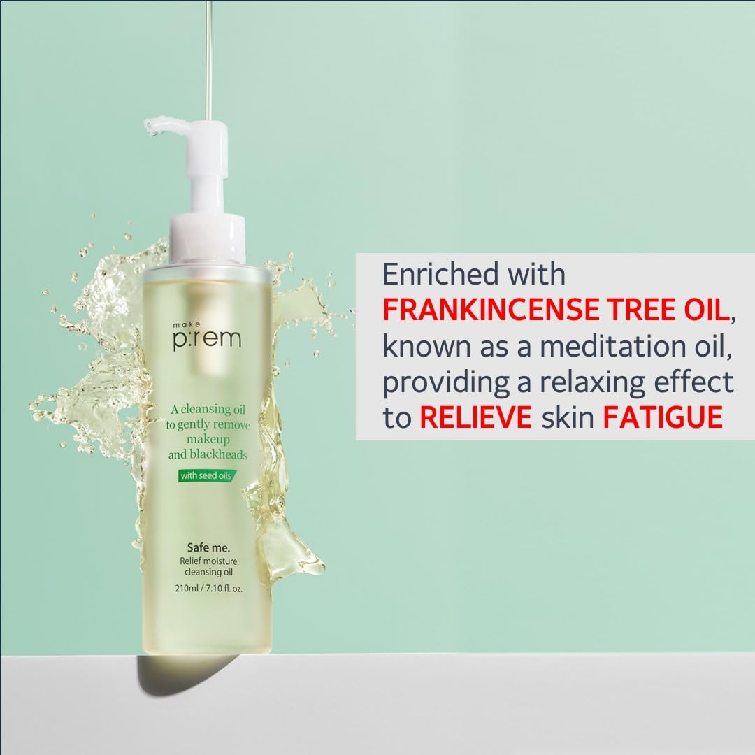 [make p:rem] *renewal* Safe Me Relief Moisture Cleansing Oil 210ml
