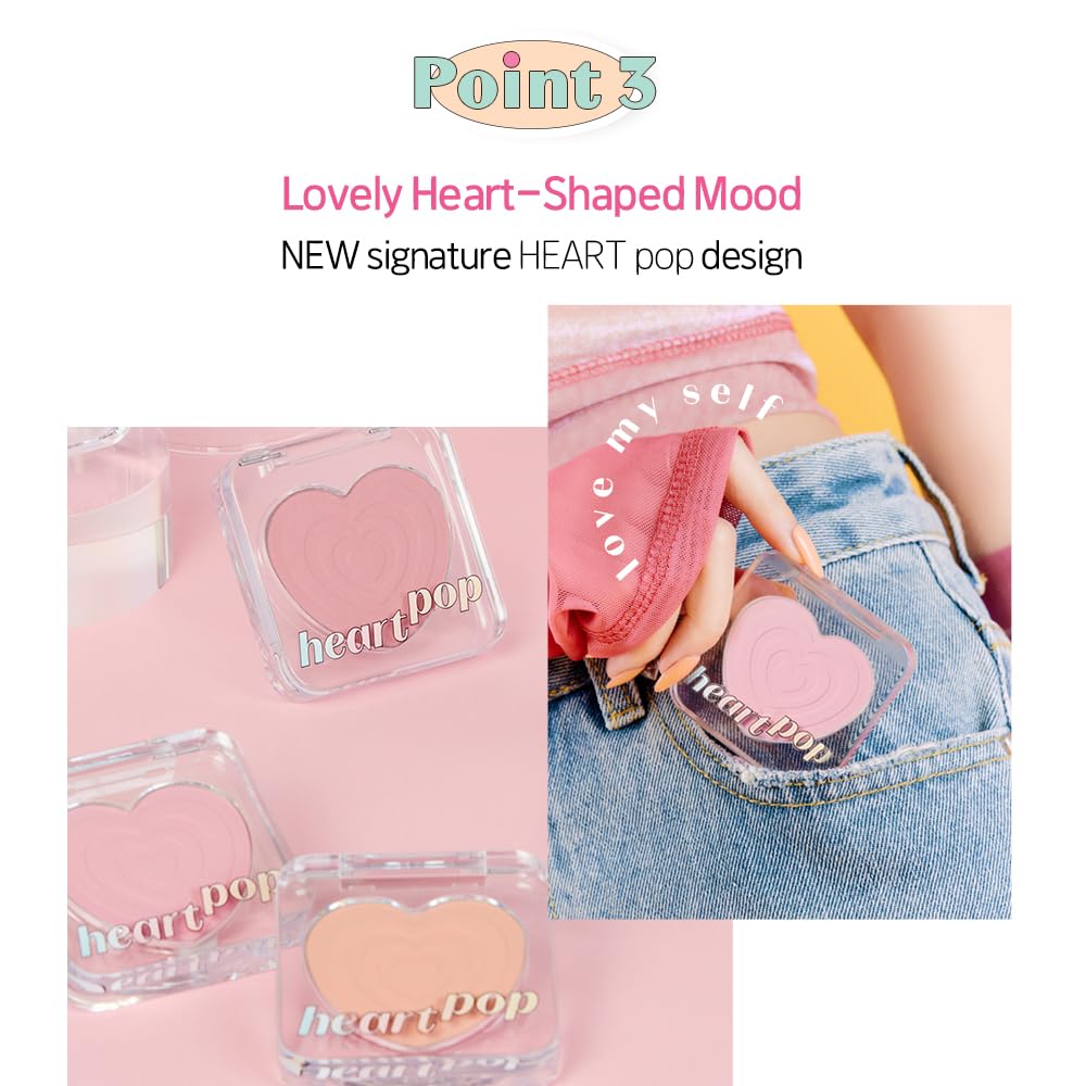 [ETUDE] Heart Pop Blusher (3 colors)