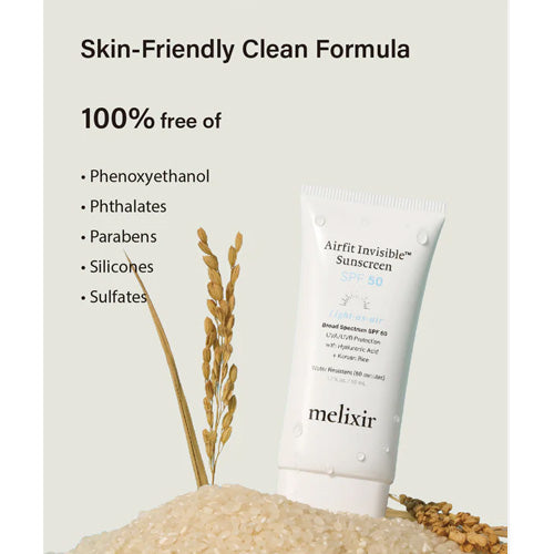 [Melixir] Airfit Invisible™ Sunscreen SPF 50 50ml