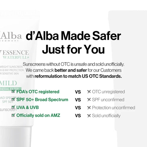 [d'Alba] Waterfull Mild Suncream 50ml