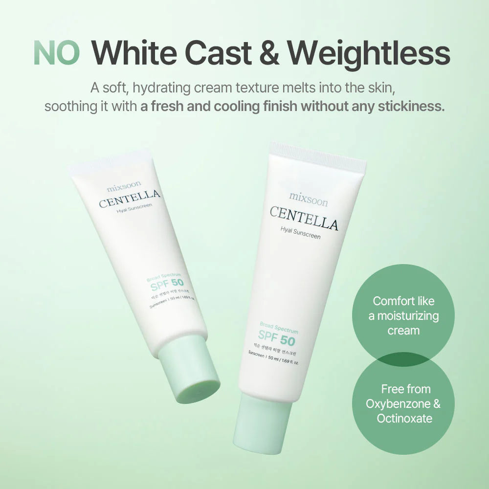 [MIXSOON] Centella Hyal Sunscreen SPF 50 50ml
