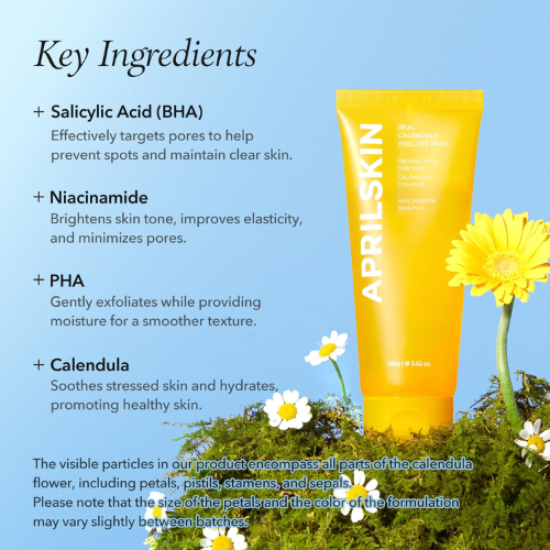 *CLEARANCE*[APRILSKIN] Real Calendula Peel Off Pack 100ml