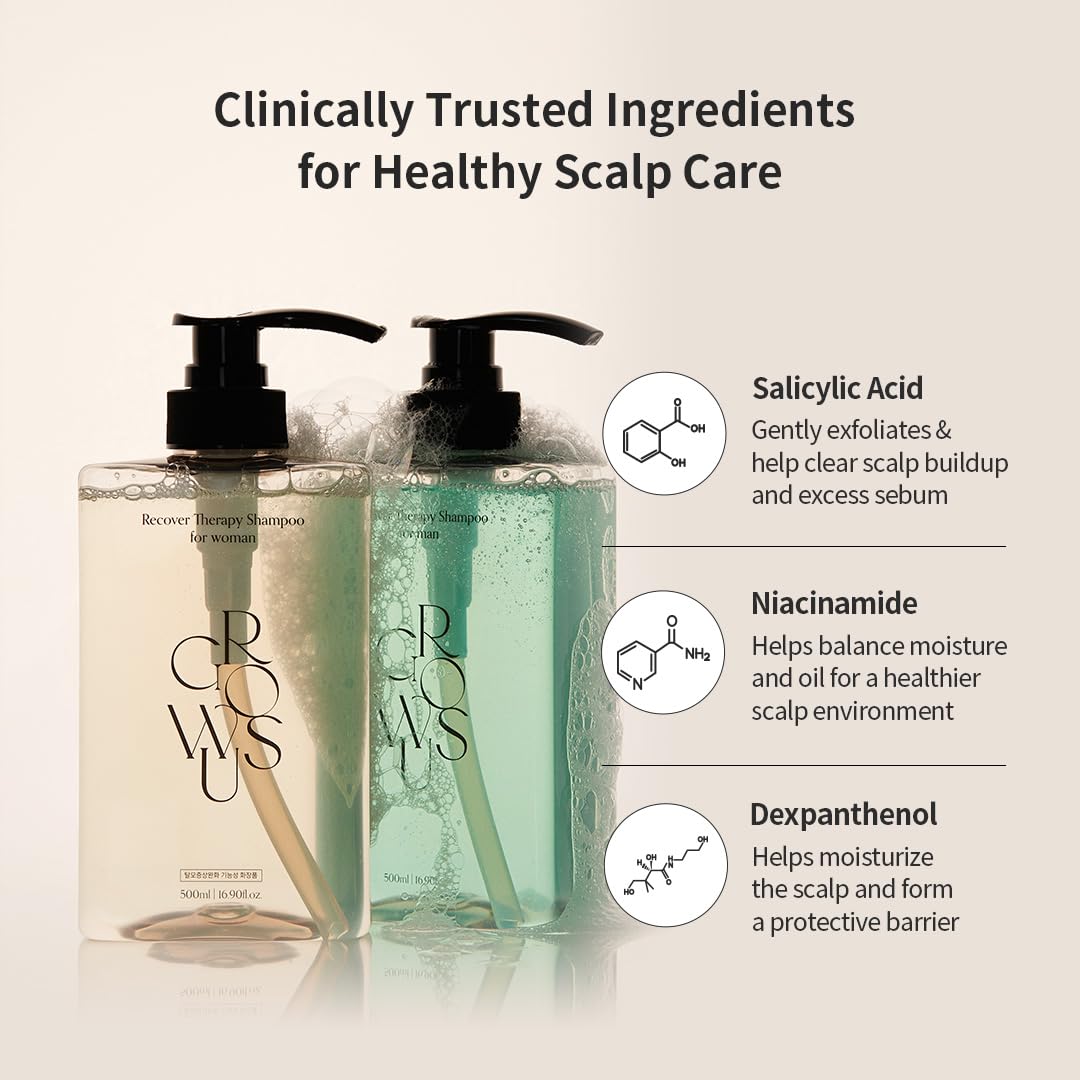 [GROWUS] Recover Therapy Shampoo for Man 500ml