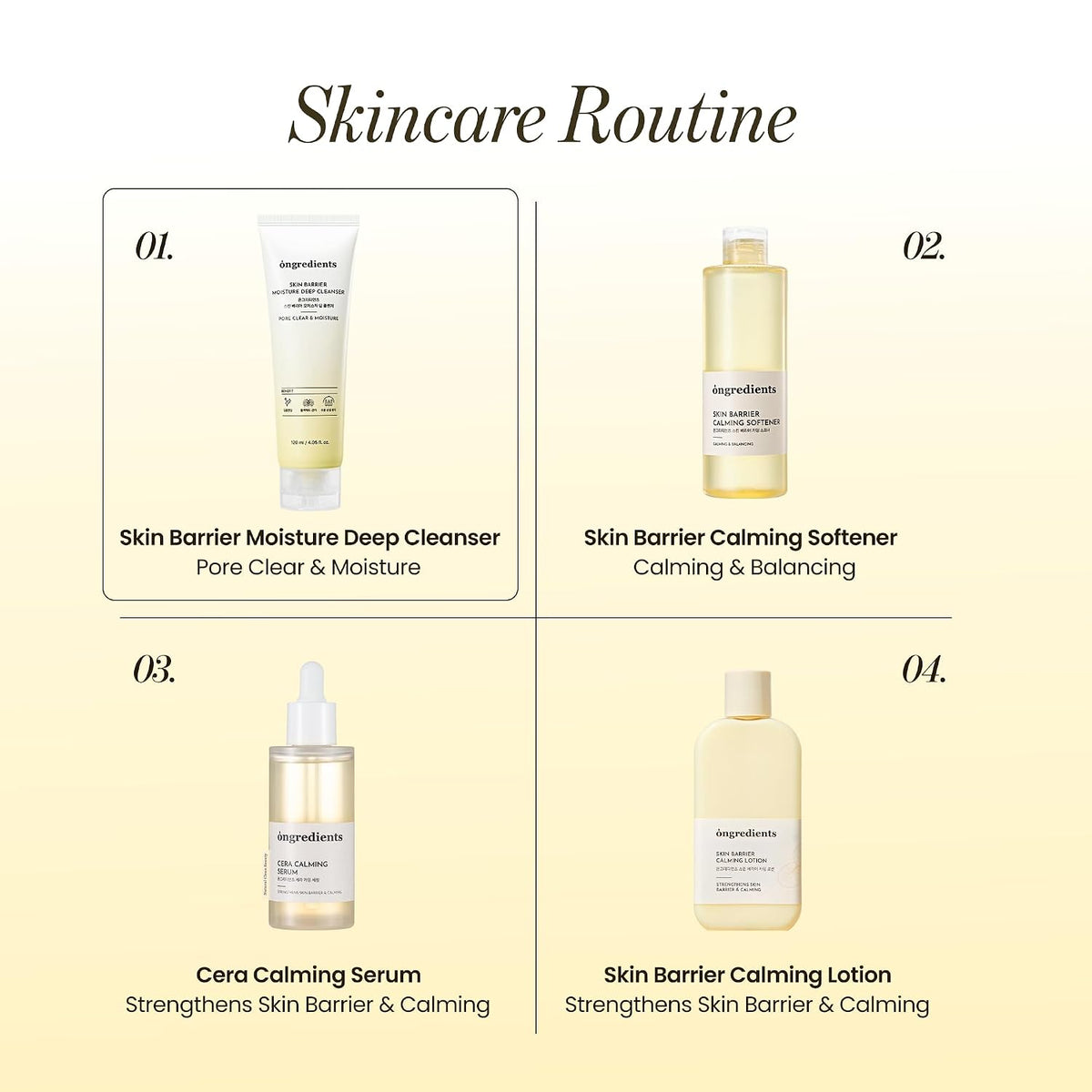 [Ongredients] Skin Barrier Moisture Deep Cleanser 120ml
