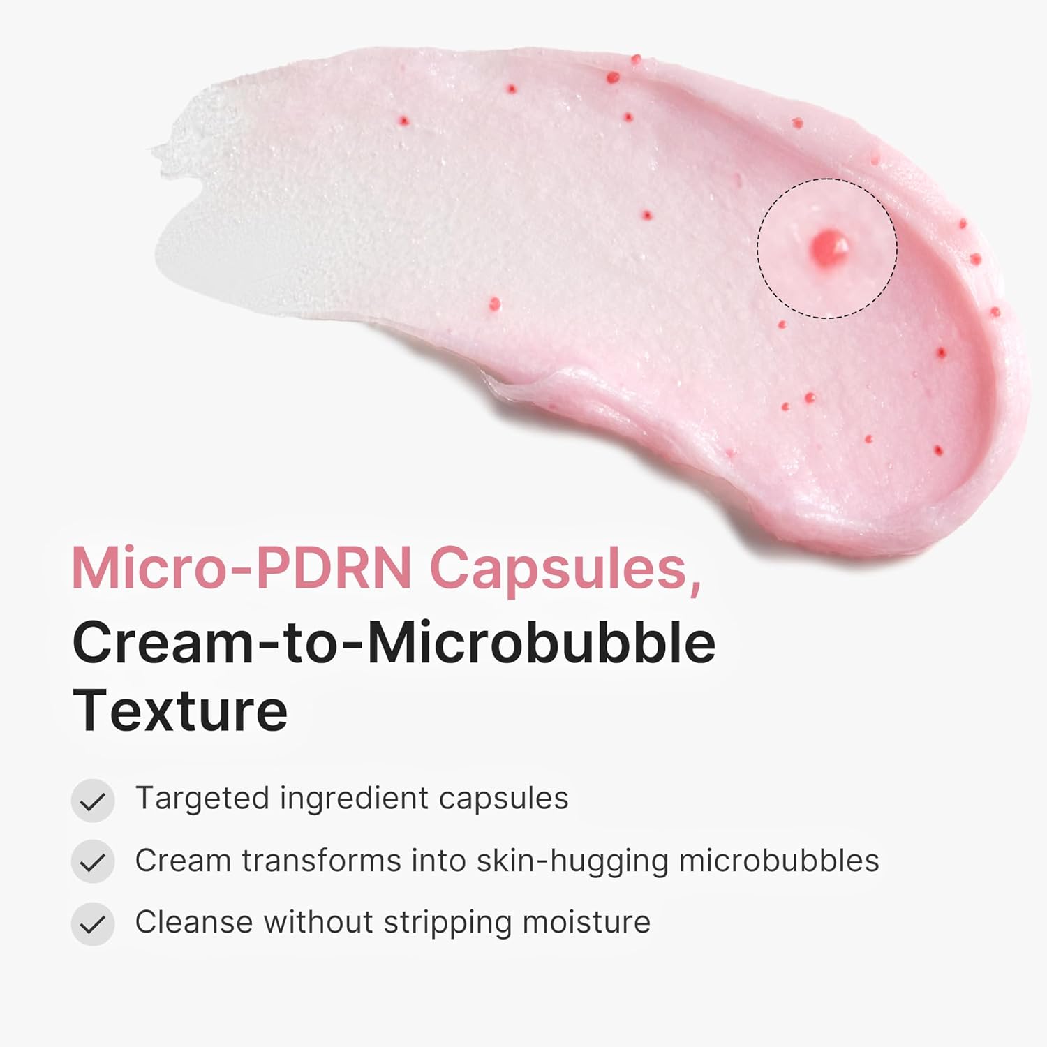 [Medicube] PDRN Pink Glutathione Capsule Cleansing Foam 120g