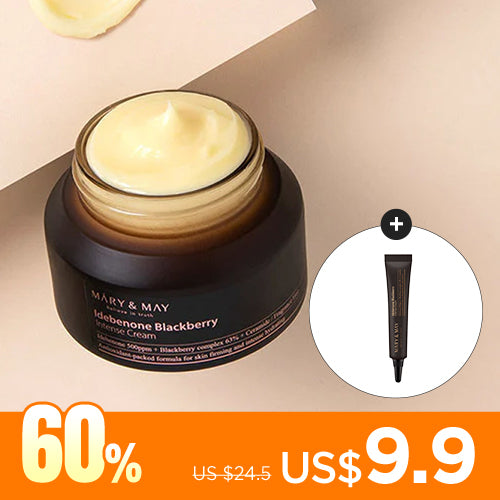 [Mary &amp; May] Crema intensa de idebenona + complejo de mora