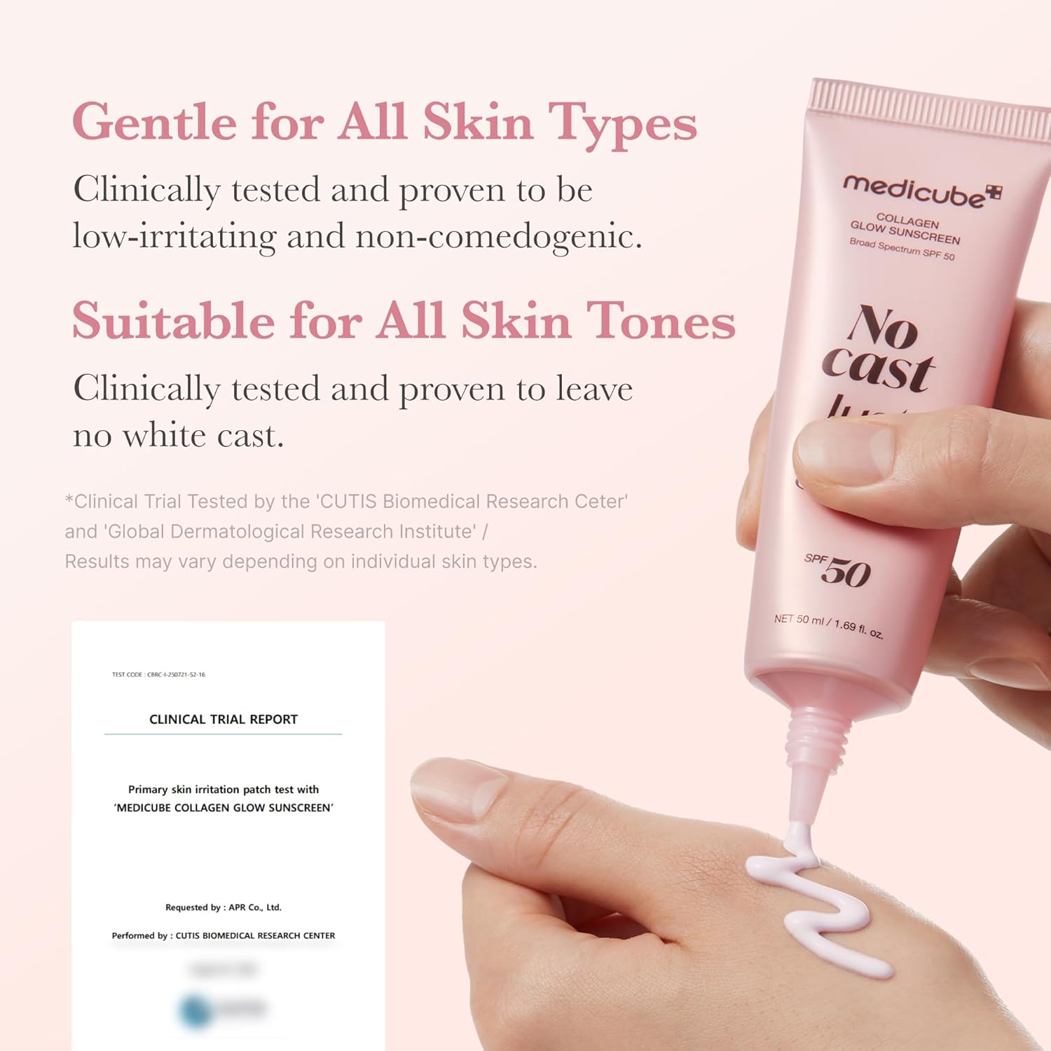 [MEDICUBE] Glow Collagen Sunscreen 50ml SPF 50