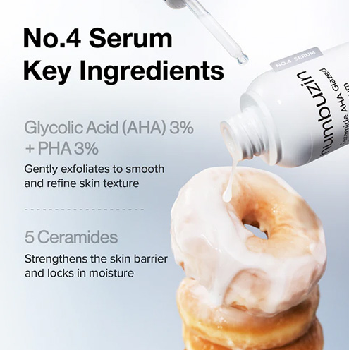 [Numbuzin] No.4 Ceramide AHA Glazed Skin Prep Serum 30ml