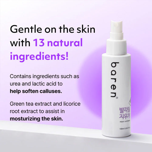 [baren] Callus Remover Peeling Foot Spray 100ml