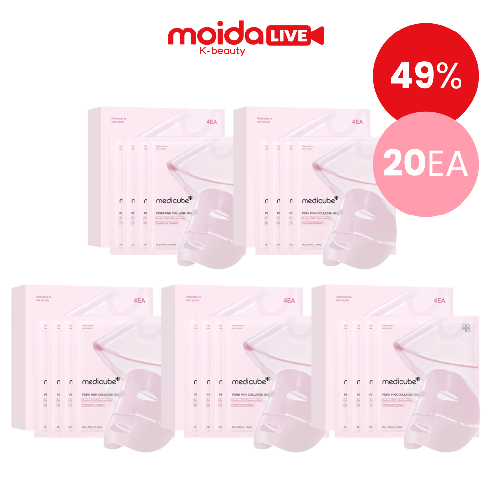 LIVE-EXCLUSIVE [Medicube] PDRN Pink Collagen Gel Mask (20ea)
