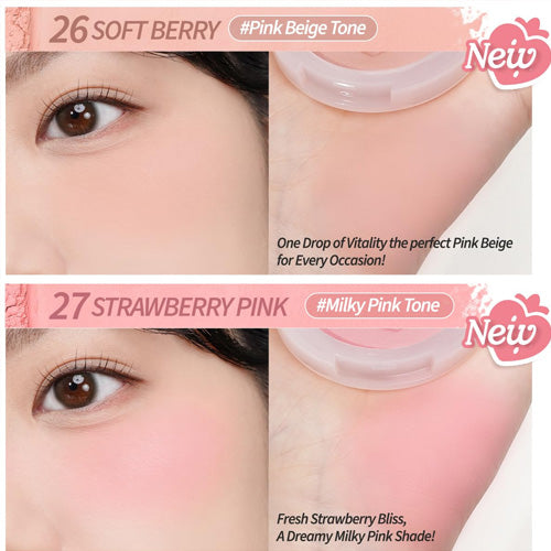 [Peripera] Pure Blushed Sunshine Cheek 026 Fluffy Berry (Soft Berry)