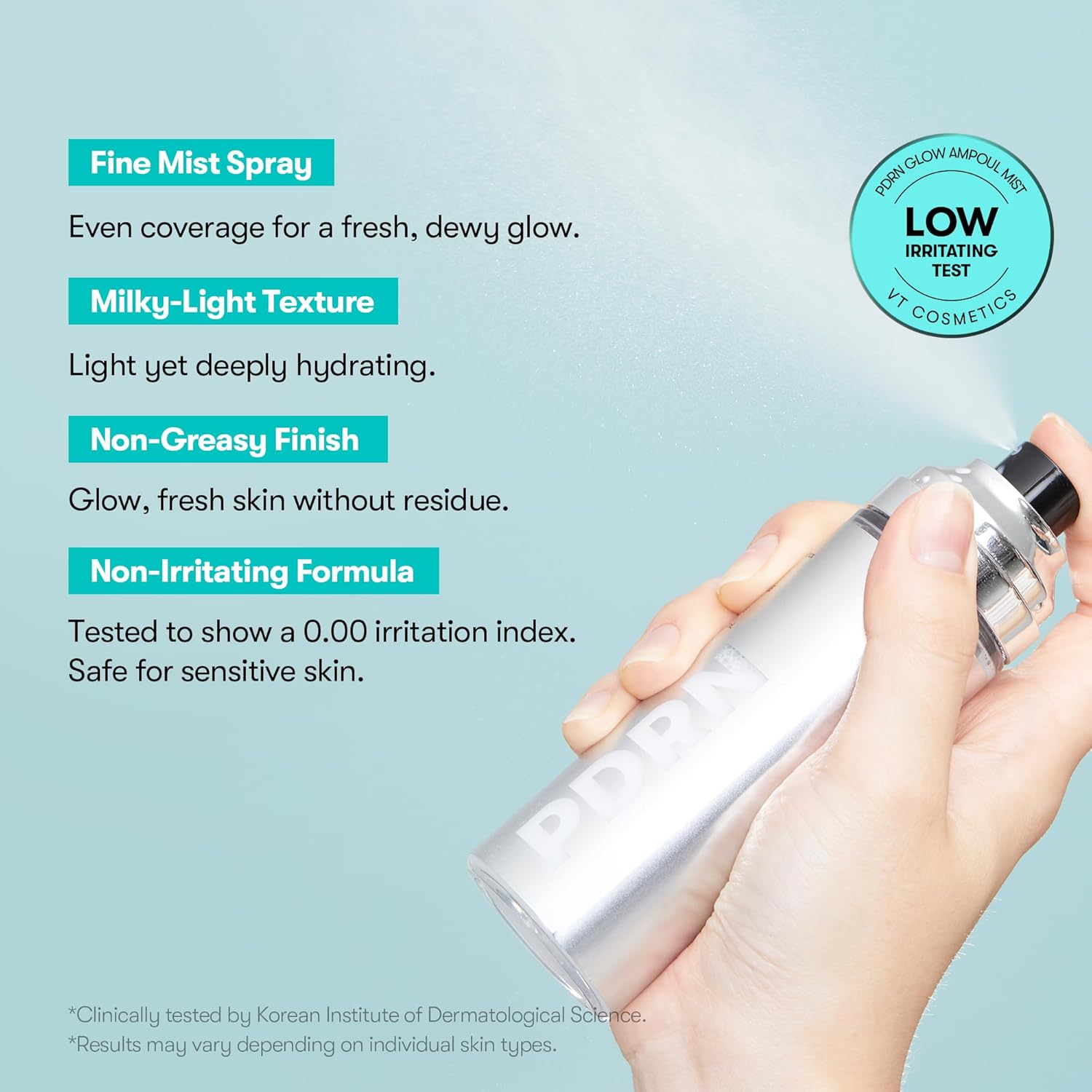 [VT Cosmetics] PDRN Glow Ampoule Mist 100ml