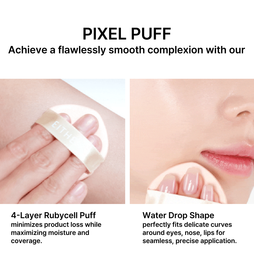 [EITHER&] Glow Pixel Cushion (14 colors)