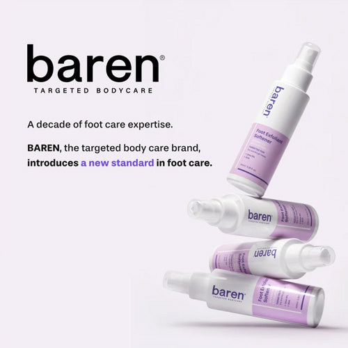 [baren] Callus Remover Kit for Feet: Foot File & Peeling Foot Spray *Flash Deal*